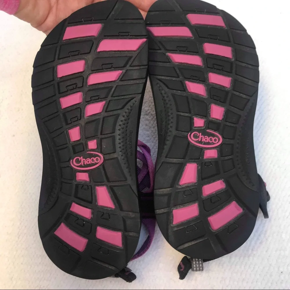 Chaco Kids Purple Strappy Sport Sandals